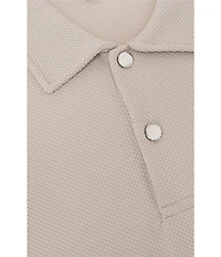 Reiss Kennedy Textured Short Sleeve Polo Shirt
