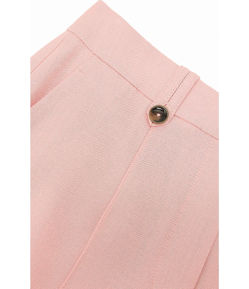 Reiss Magda Mid Rise Wide Leg Suit Trouser Pants