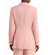 Reiss Magda Peak Lapel Long Sleeve Double-Breasted Suit Jacket