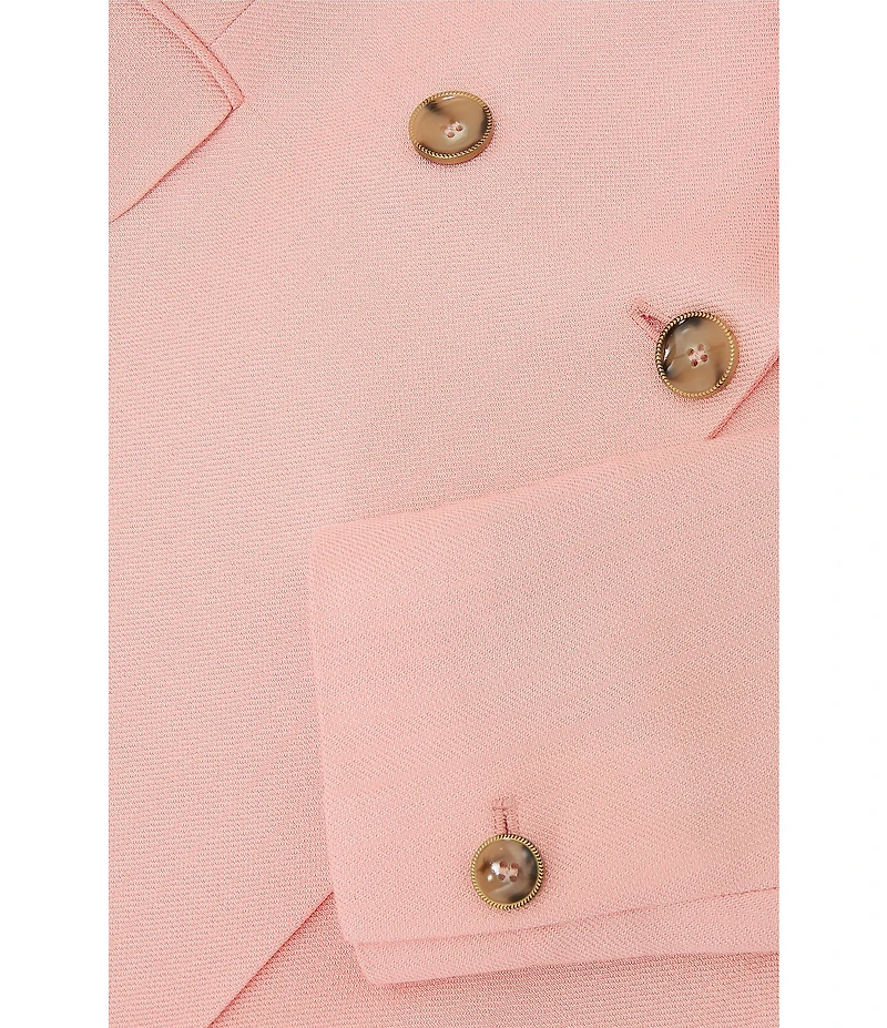 Reiss Magda Peak Lapel Long Sleeve Double-Breasted Suit Jacket