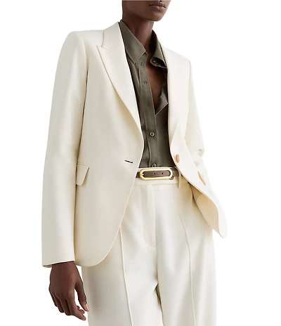 Reiss Malin Single-Breasted Tailored Blazer