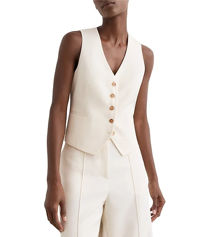Reiss Malin Tailored Waistcoat Vest