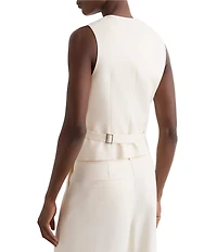 Reiss Malin Tailored Waistcoat Vest