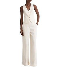 Reiss Malin Tailored Waistcoat Vest