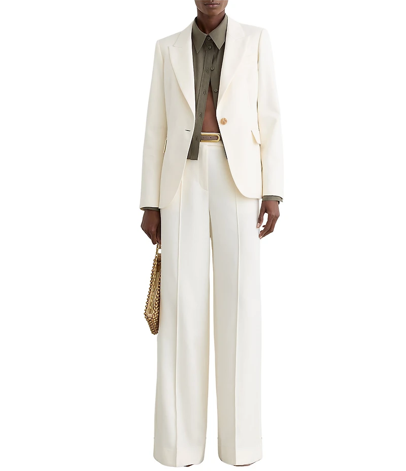 Reiss Malin Wide Leg Trousers