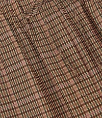 Reiss Minnie Neutral Check Wide Leg Trouser Pants
