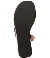 Reiss Nyla Leather Buckle Platform Sandals