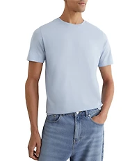 Reiss Slim Fit Bless Solid Short Sleeve T-Shirt