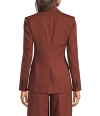 Reiss Solene Double-Breasted Wool Blend Coordinating Blazer