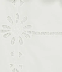 Reiss Toni Lace Detail Square Neck Sleevless Shift Mini Dress