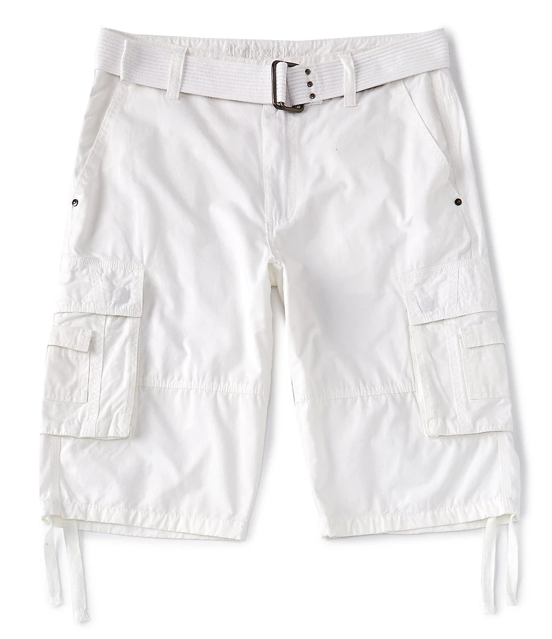Request Jonah Belted Cargo 13#double; Inseam Shorts
