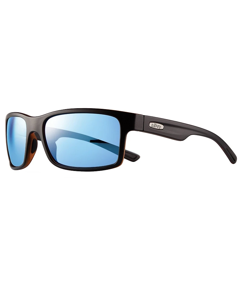 Revo Unisex Crawler Square Polarized 59mm Matte Sunglasses