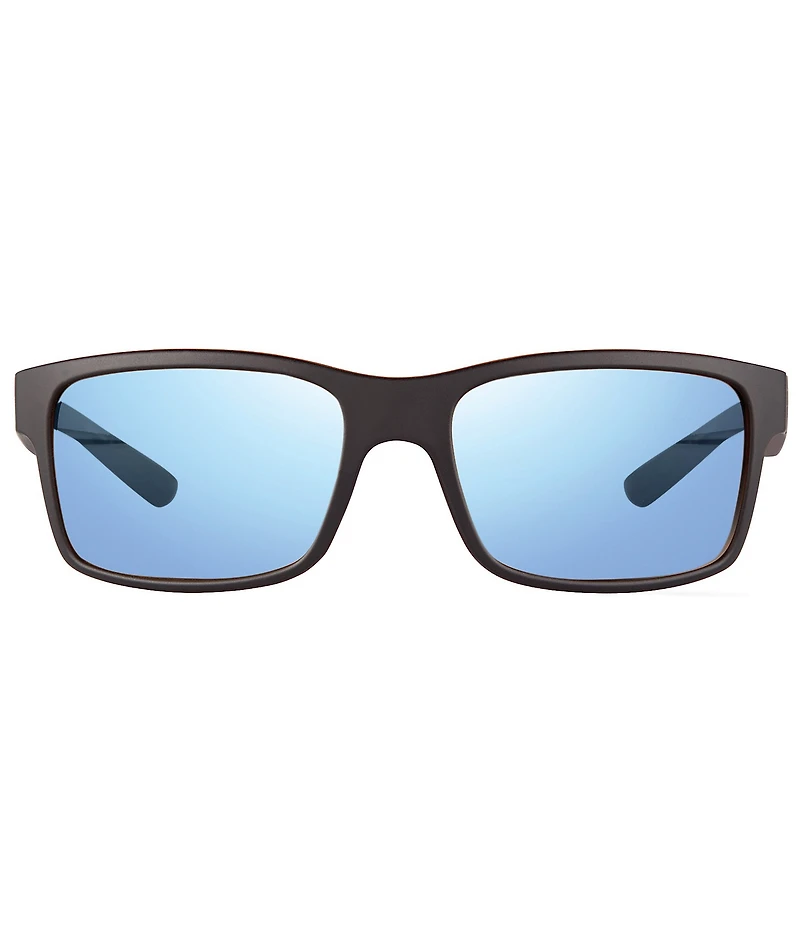 Revo Unisex Crawler Square Polarized 59mm Matte Sunglasses