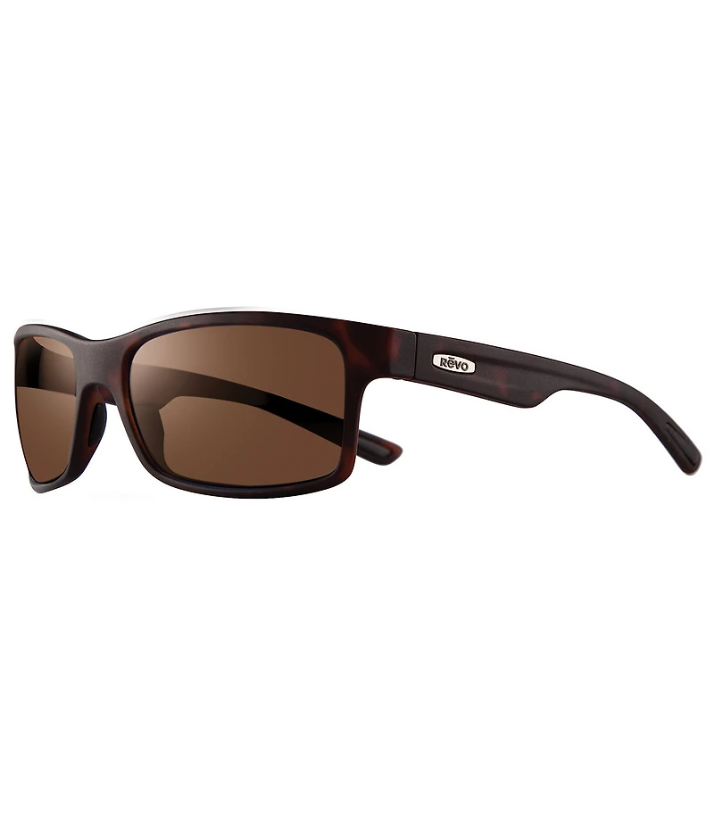 Revo Unisex Crawler Square Polarized 59mm Matte Sunglasses