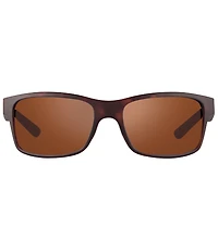 Revo Unisex Crawler Square Polarized 59mm Matte Sunglasses