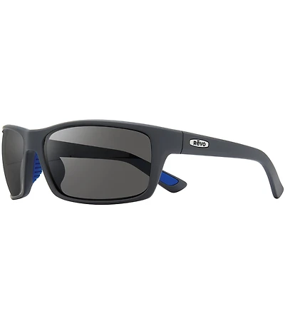 Revo Rebel Rectangular Polarized 64mm Sunglasses