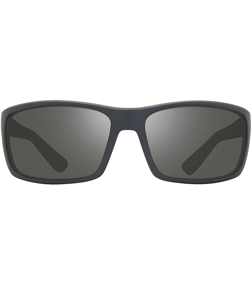 Revo Rebel Rectangular Polarized 64mm Sunglasses