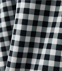 RHONE 16#double; Course To Court Gingham Print Skort