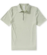RHONE Approach Seersucker Tech Short Sleeve Polo Shirt