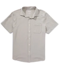 RHONE Commuter Seersucker Short Sleeve Woven Shirt