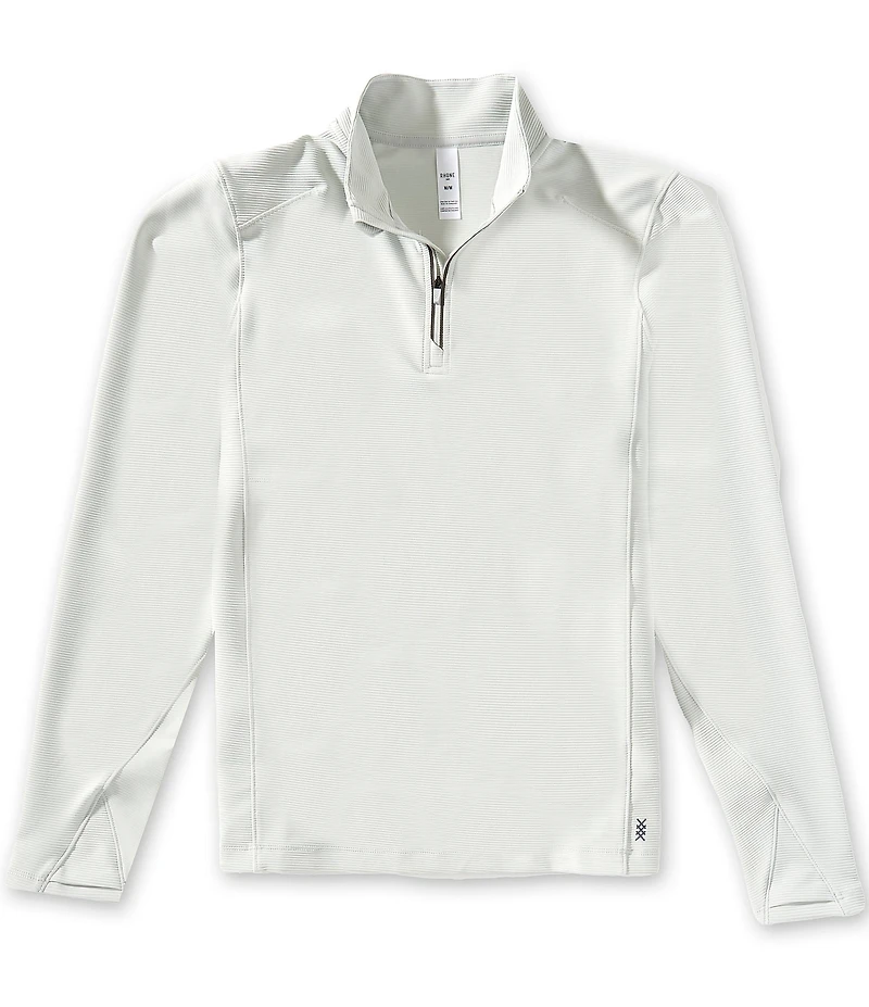 RHONE Covert Rib Quarter-Zip Pullover