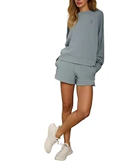 RHONE DREAMGLOW™ Crew Neck Long Sleeve Pullover