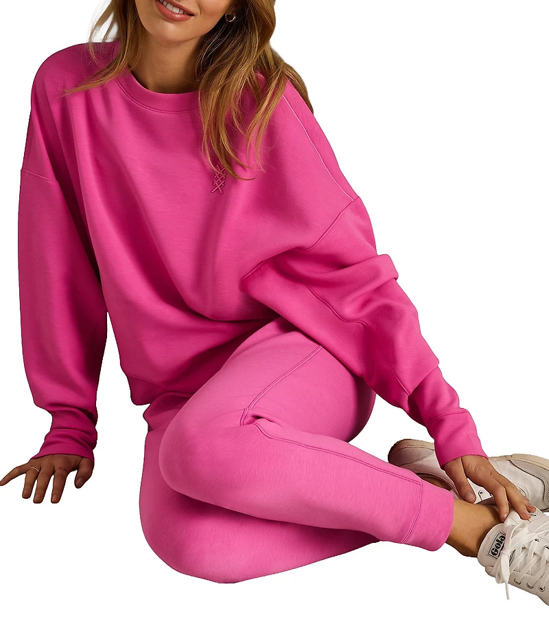 RHONE DREAMGLOW™ Crew Neck Long Sleeve Pullover