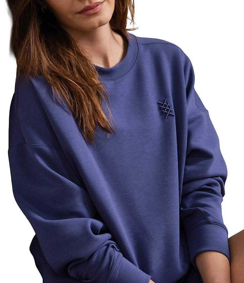RHONE DREAMGLOW™ Crew Neck Long Sleeve Pullover