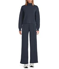 RHONE Dreamglow Coordinating High Rise Wide Leg Trouser Pants