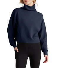 RHONE Dreamglow Mock Neck Long Sleeve Pullover