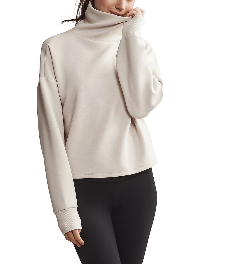 RHONE Dreamglow Mock Neck Long Sleeve Pullover
