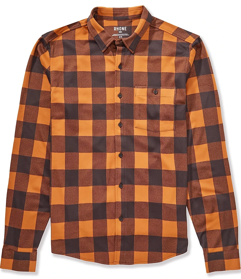 RHONE Hardy Flannel Long Sleeve Woven Shirt