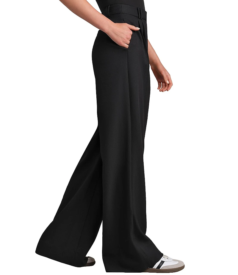 RHONE Horizon High Rise Wide Leg Trouser Pants