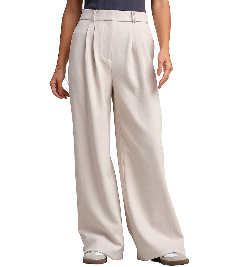 RHONE Horizon High Rise Wide Leg Trouser Pants
