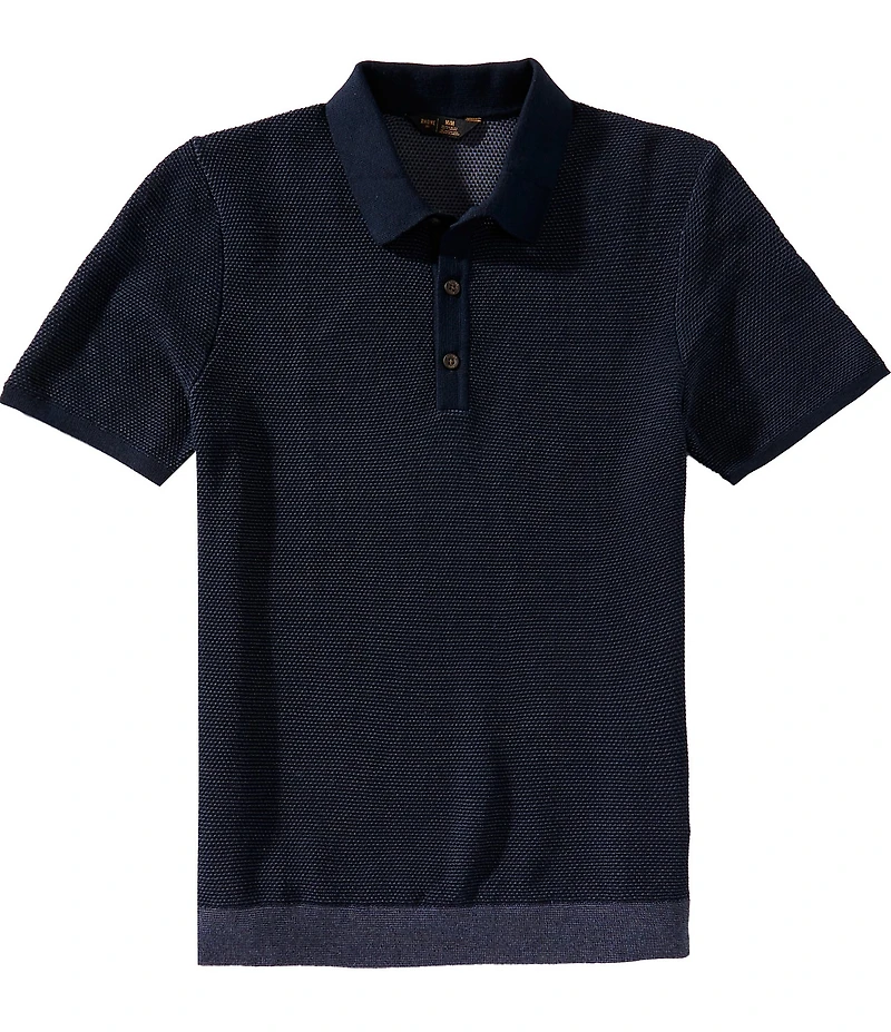 Rhone Mercer Knit Short Sleeve Polo Shirt