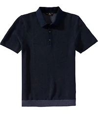 Rhone Mercer Knit Short Sleeve Polo Shirt