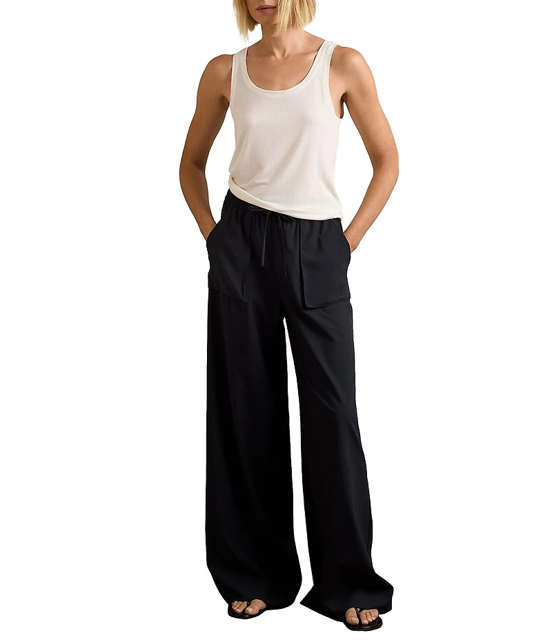 RHONE Mirage Drawcord Waist Wide Leg Pant