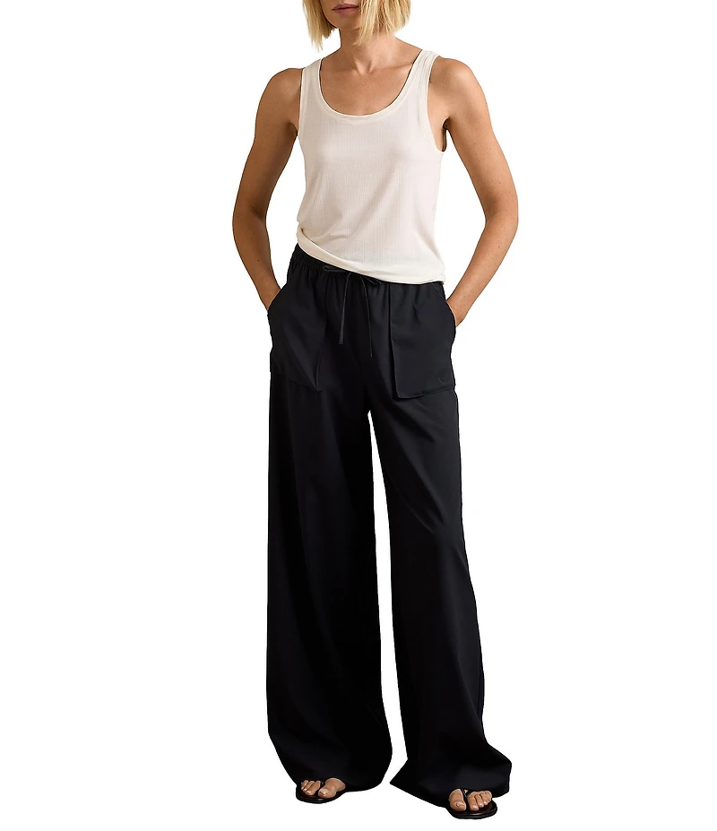 RHONE Mirage Drawcord Waist Wide Leg Pants
