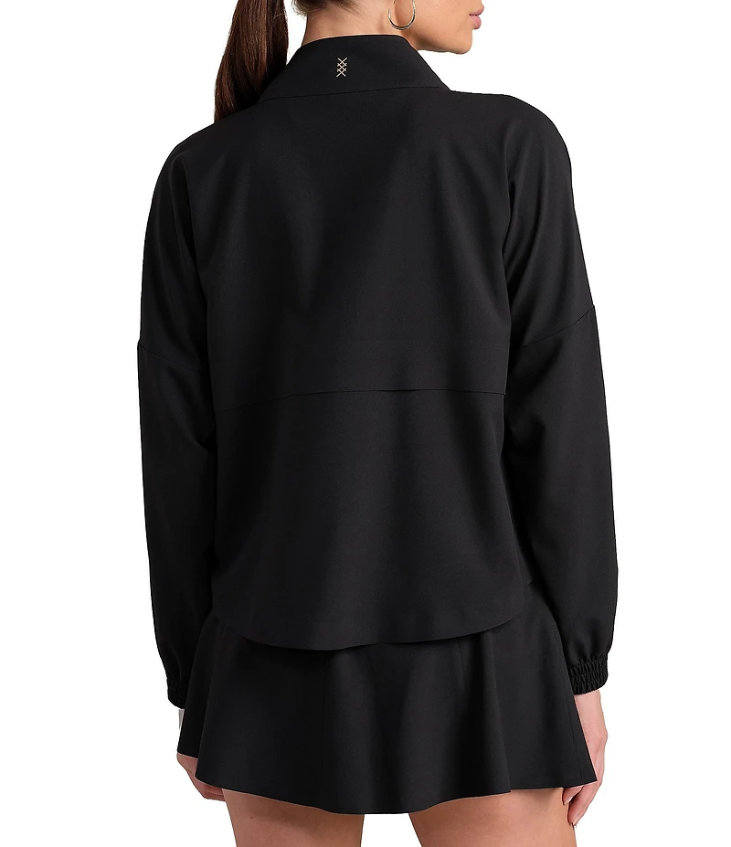 RHONE Mirage Mock Neck Long Sleeve All-Weather Anorak