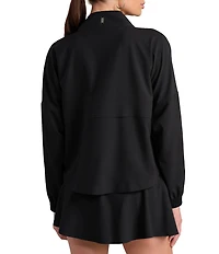 RHONE Mirage Mock Neck Long Sleeve All-Weather Anorak