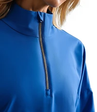 RHONE Mirage Mock Neck Long Sleeve All-Weather Anorak