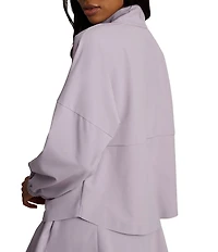 RHONE Mirage Mock Neck Long Sleeve All-Weather Anorak