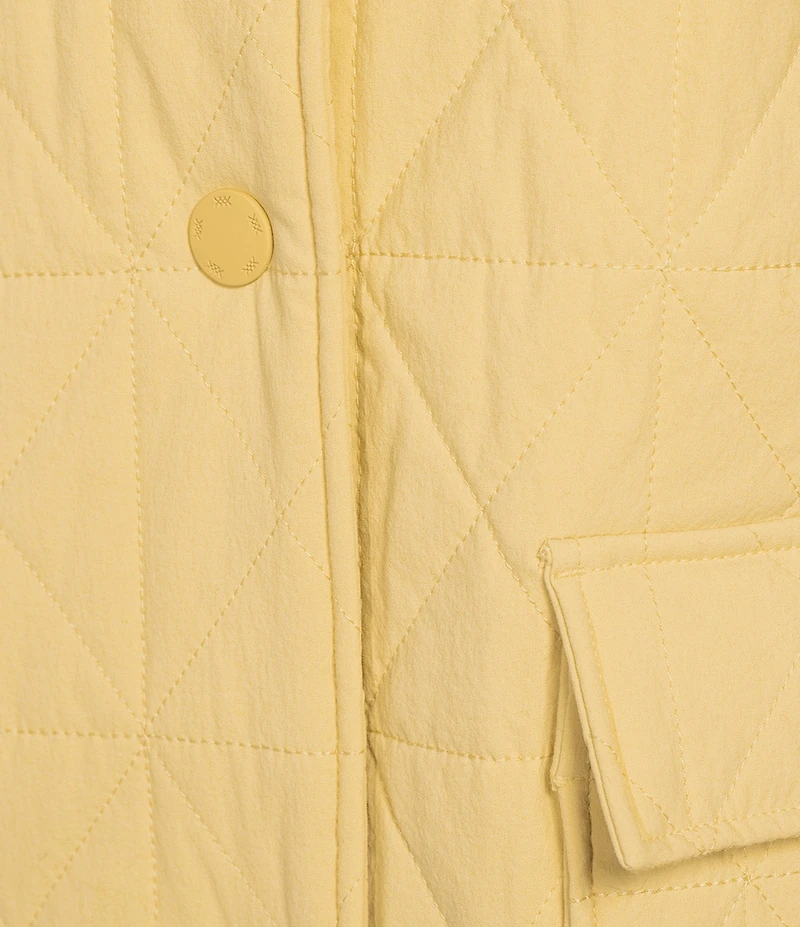 RHONE Monterey Oversized Quilted Mock Neck Long Sleeve Jacket