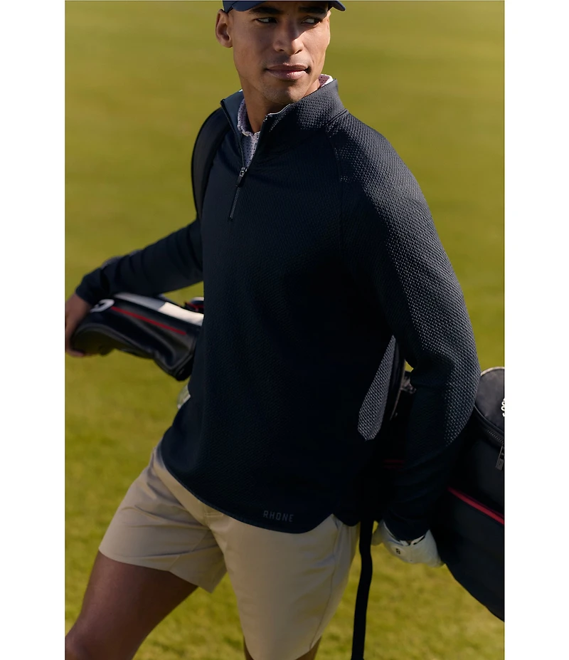 RHONE Performance Stretch Founders Golf Quarter-Zip Pullover