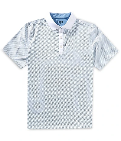 RHONE Performance Stretch Golf Sport Spread Collar Short Sleeve Polo Shirt