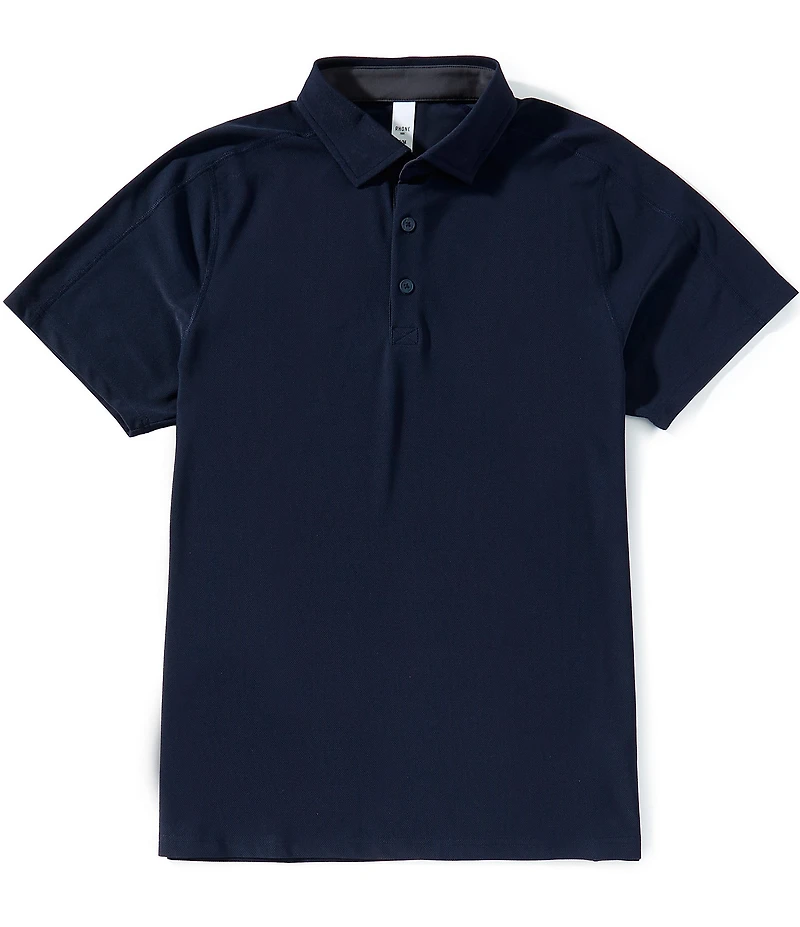 RHONE Regatta Pique Short Sleeve Polo Shirt