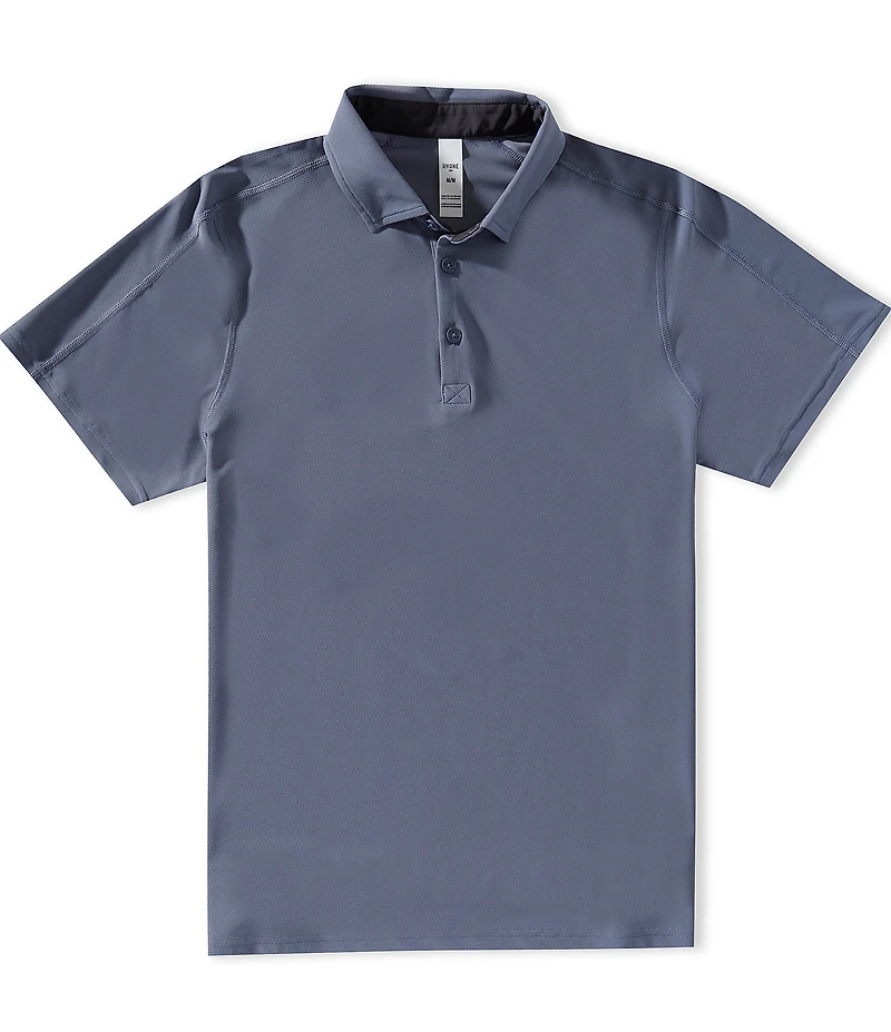 RHONE Regatta Pique Short Sleeve Polo Shirt