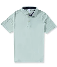 RHONE Regatta Pique Short Sleeve Polo Shirt