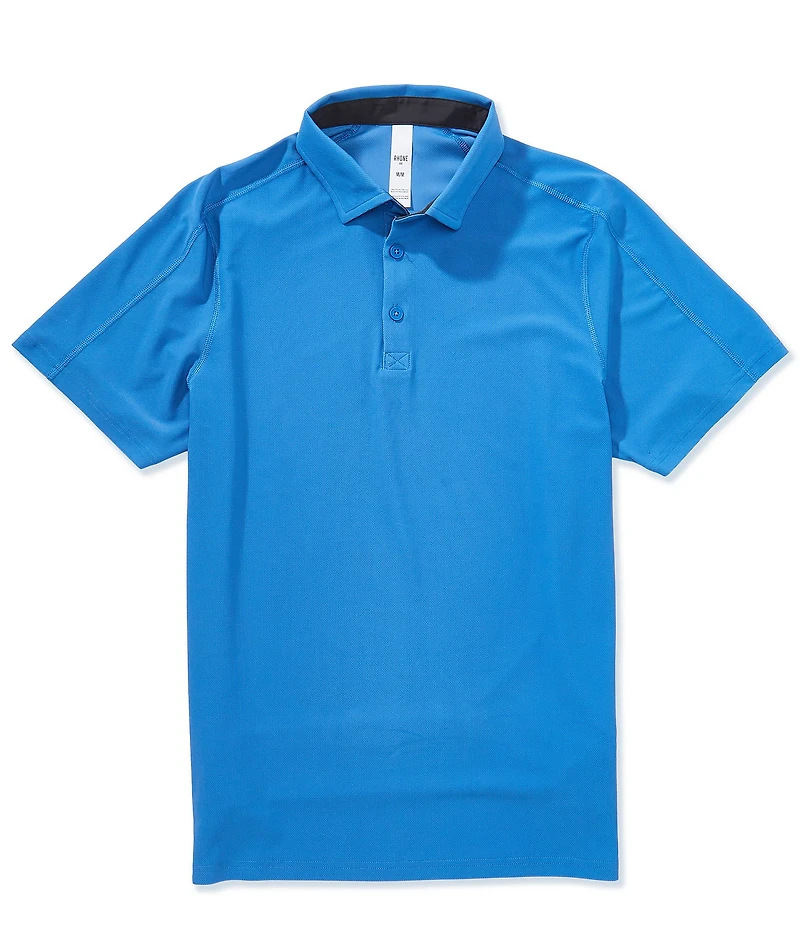 RHONE Regatta Pique Short Sleeve Polo Shirt