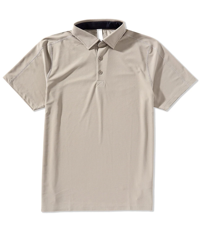 RHONE Regatta Pique Short Sleeve Polo Shirt